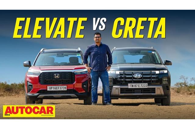 Hyundai Creta vs Honda Elevate comparison video review